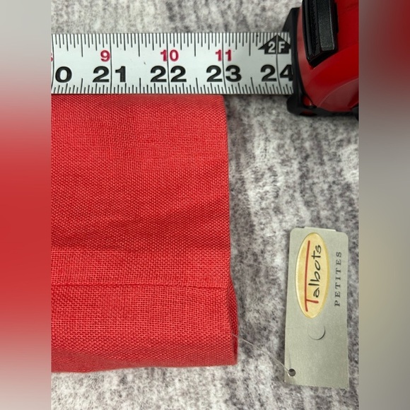 NWT Talbots Linen Blazer Womens Size
12P Petite Coral Business Layer Breathable - Picture 7 of 11